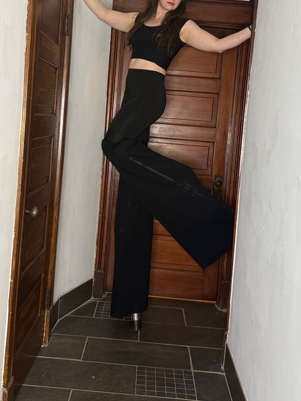 Handmade Stilt Covers Stilt Walking Pants Black  2ft 3ft Circus